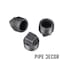 B & K STZ Industries 3/4 in. MIP each Black Malleable Iron Plug 310UPP-34 - alternate 5